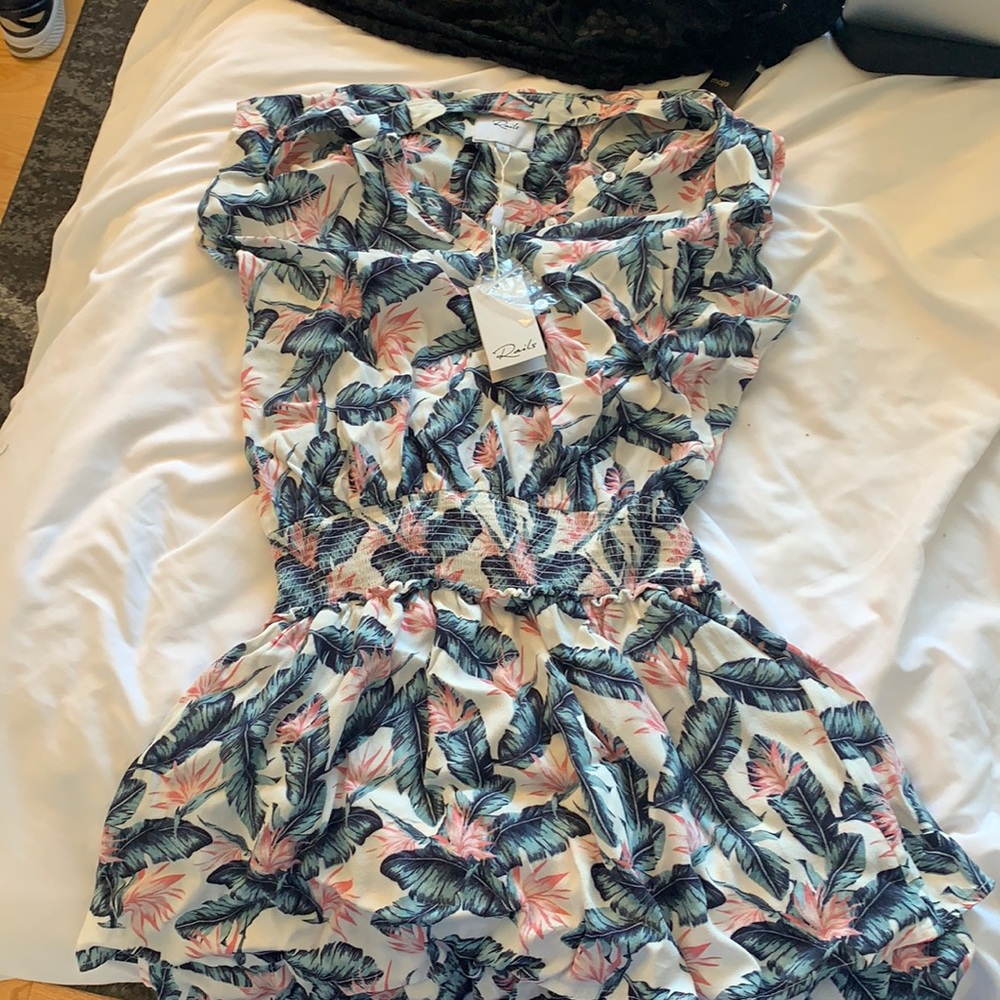 Rails tropical romper Large